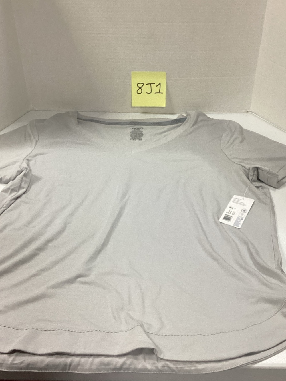 Jockey Short Sleeve Crew Neck Tee - Light Gray